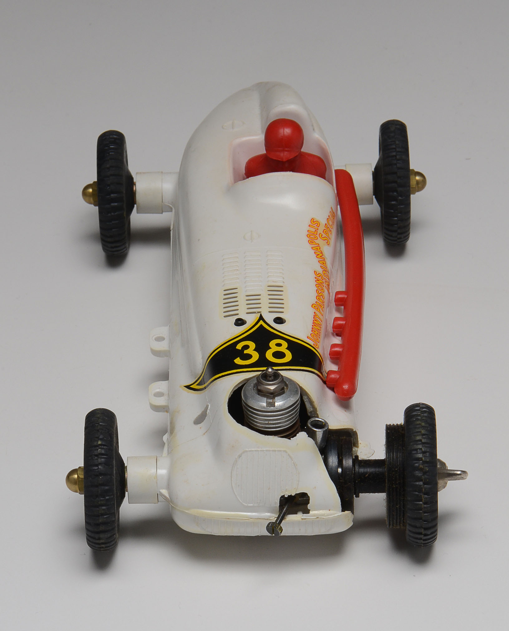 Johnnie Parsons' Indianapolis Automite Race Car with Jet Engine and Grandstand Model Kits