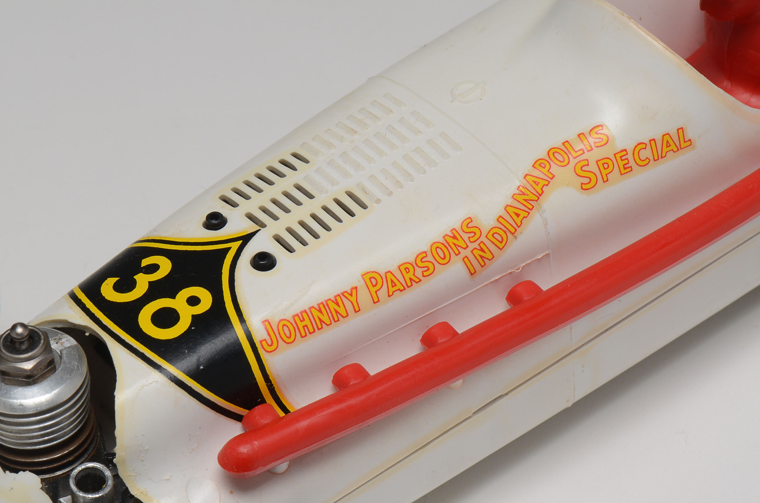 Johnnie Parsons' Indianapolis Automite Race Car with Jet Engine and Grandstand Model Kits