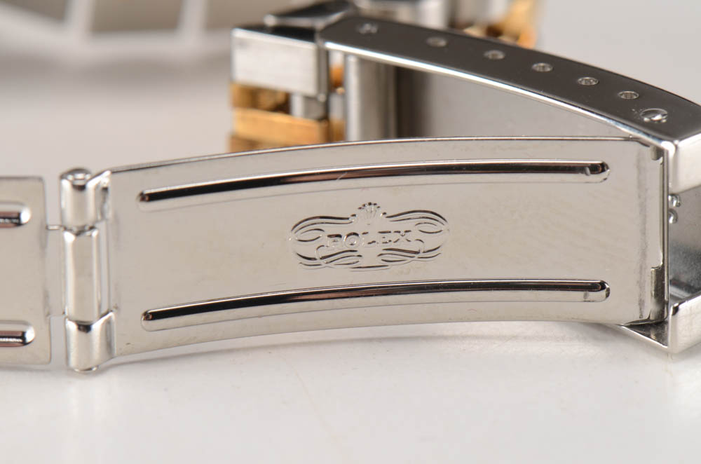 Women's Rolex Datejust 18K Yellow Gold and Steel Champagne Roman Dial Automatic Watch