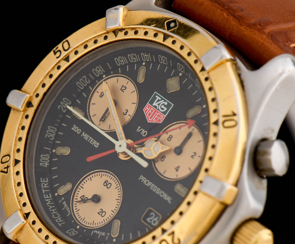 Men's Tag Heuer Certified Chronograph 200m Two Tone Stainless Steel Watch