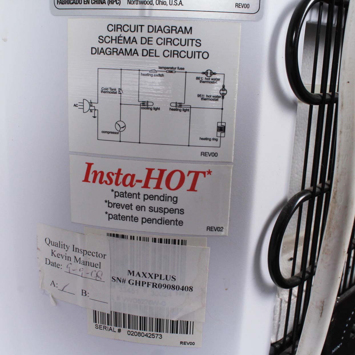 Vitapur Water Dispenser with Vintage Drink Cooler