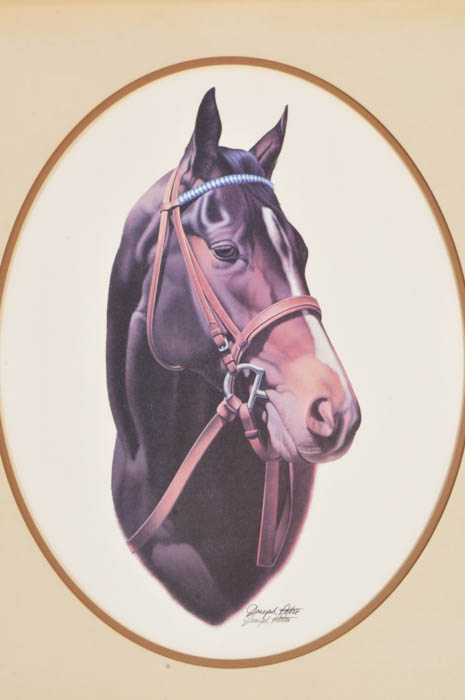 Signed Joseph Petro Offset Lithograph "Bay"