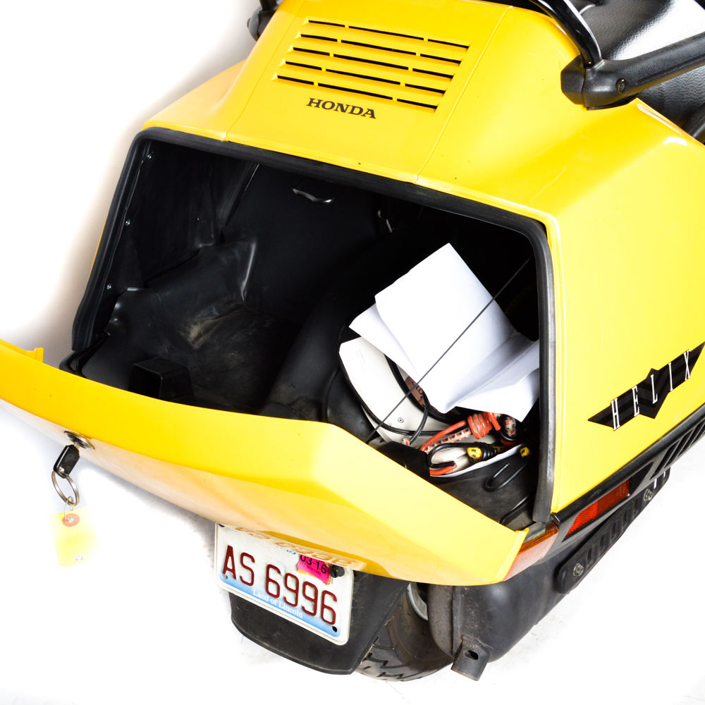 2004 Honda Helix Yellow Scooter