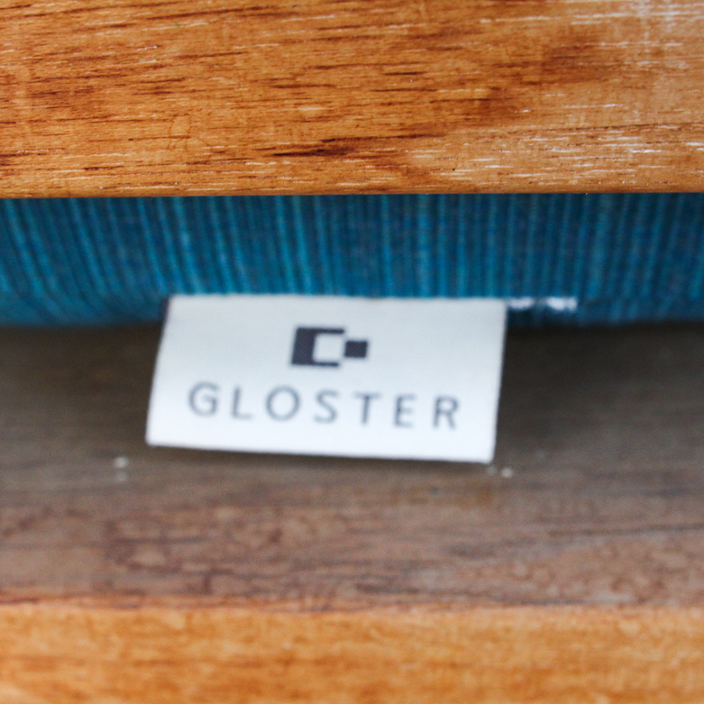 Pair of Contemporary Gloster Teak Patio Armchairs