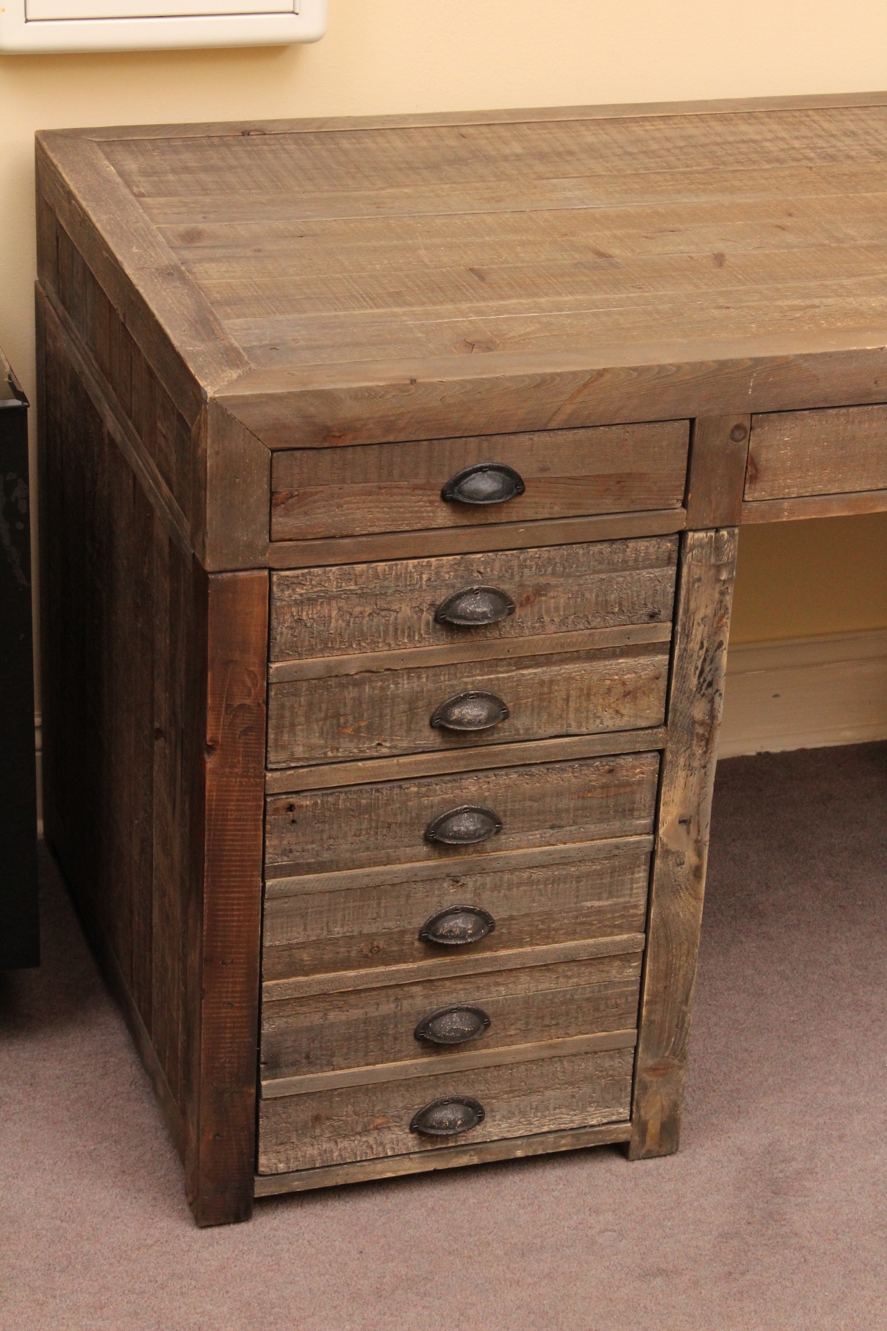 Rustic Reclaimed Wood Desk