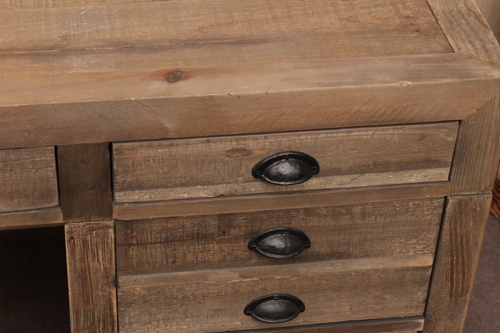 Rustic Reclaimed Wood Desk