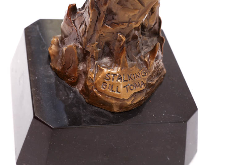 Limited Edition Bill Toma "Stalking" Bronze Dragon Sculpture