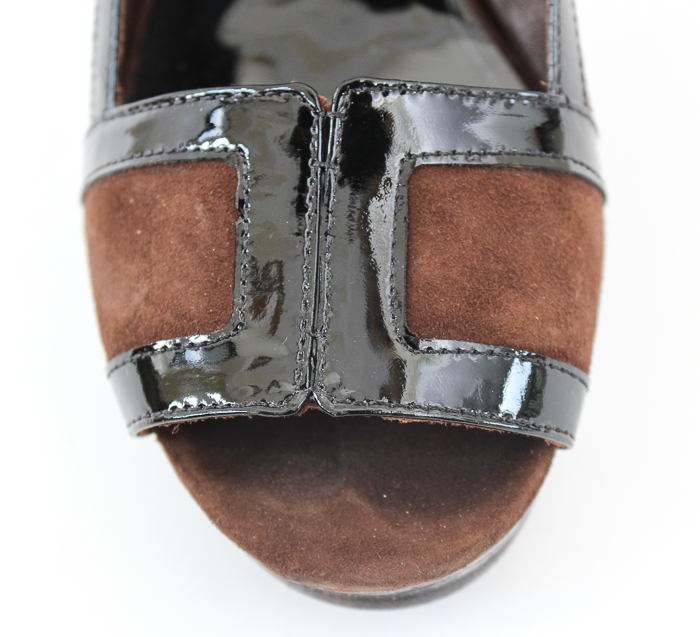 Tory Burch Brown Suede Slingback Heels