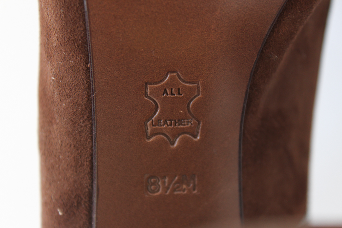 Tory Burch Brown Suede Slingback Heels