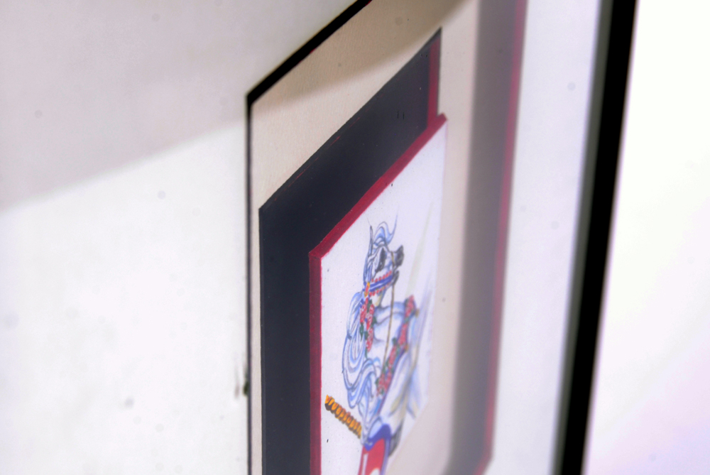 Shary B. Akers "Carousel Horse" Watercolor Painting