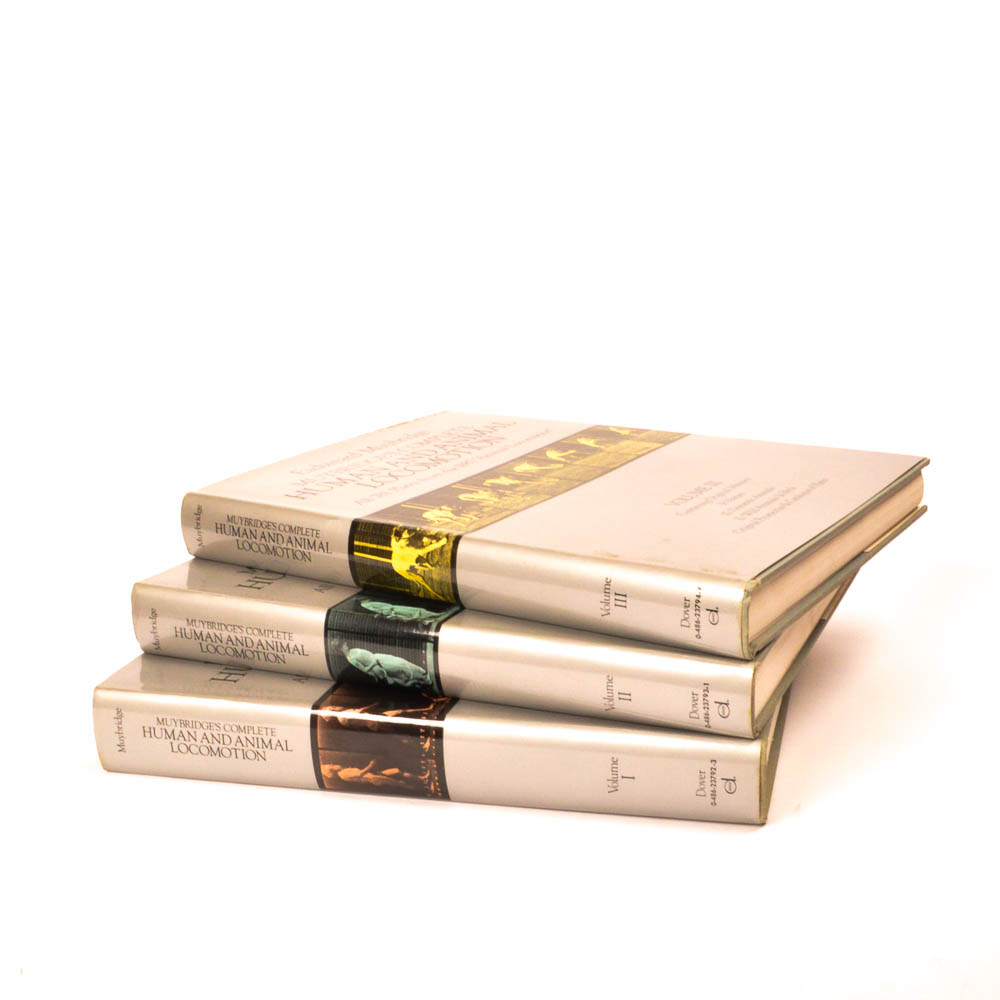 Eadweard Muybridge's "Complete Human and Animal Locomotion" Three Volume Set