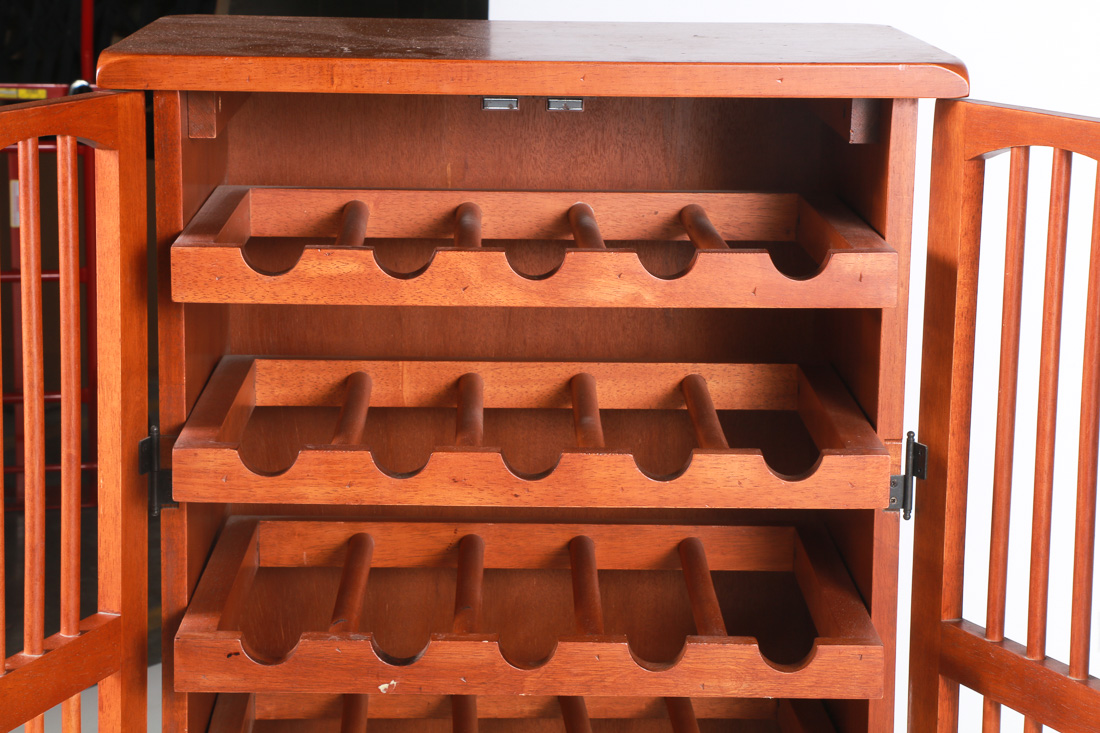 Thai Wooden Wine Cabinet