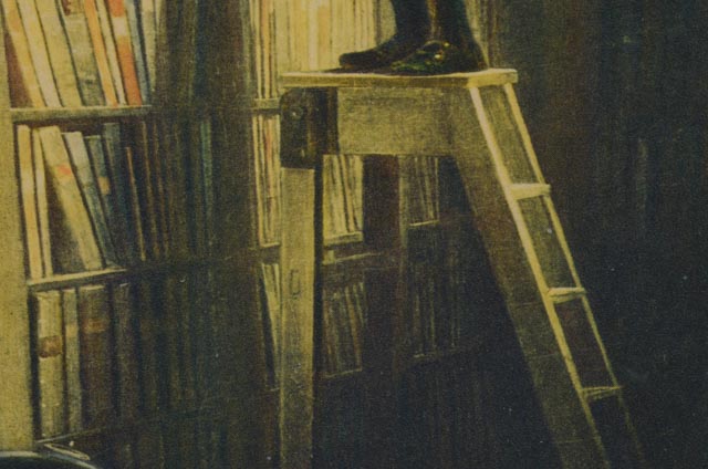 Giclee After Carl Spitzweg's "The Bookworm"
