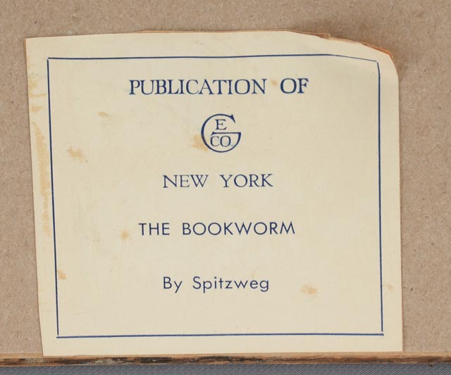 Giclee After Carl Spitzweg's "The Bookworm"