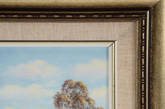 Laszlo "Leslie" Lukacs Original Oil Painting on Board "Valley Road"