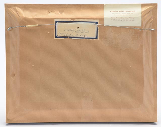 Laszlo "Leslie" Lukacs Original Oil Painting on Board "Valley Road"