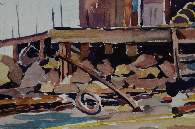 Three Original Watercolor Paintings by Virginia Phillips