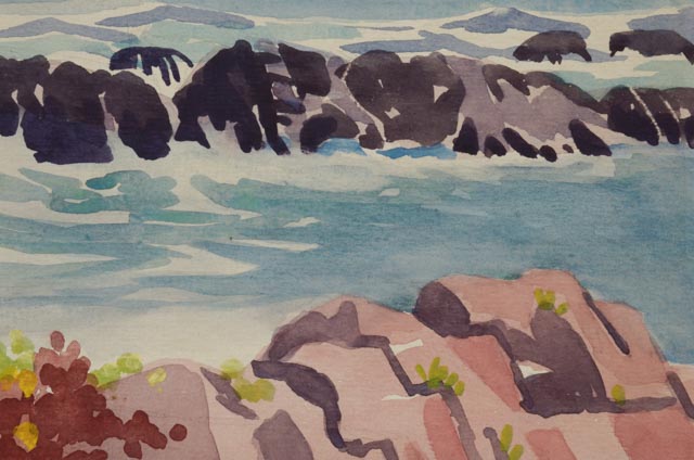 Three Original Watercolor Paintings by Virginia Phillips