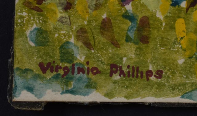 Three Original Watercolor Paintings by Virginia Phillips