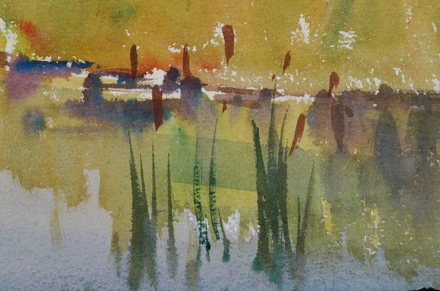 Three Original Watercolor Paintings by Virginia Phillips