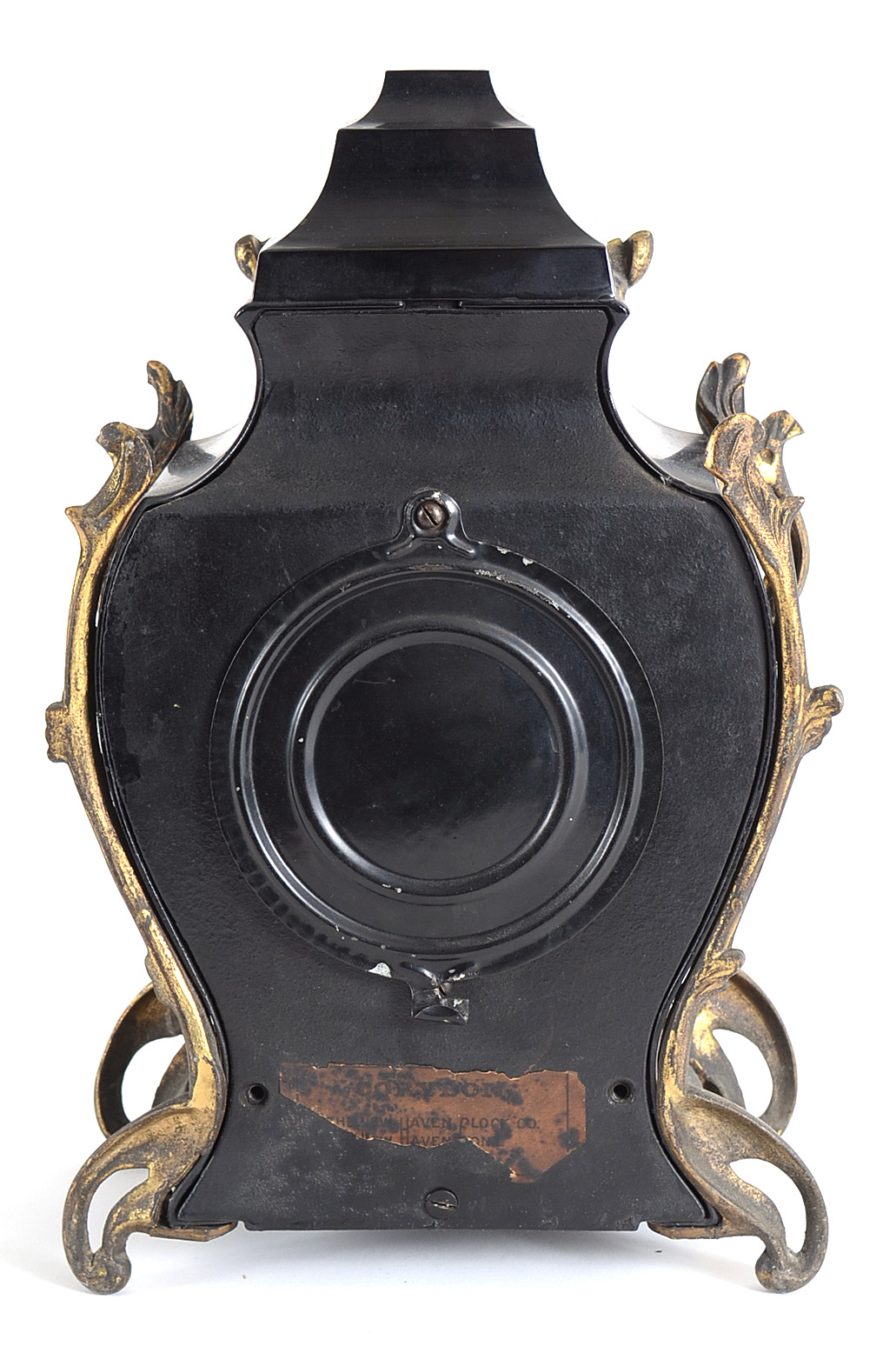 New Haven Cast Iron Mantel Clock