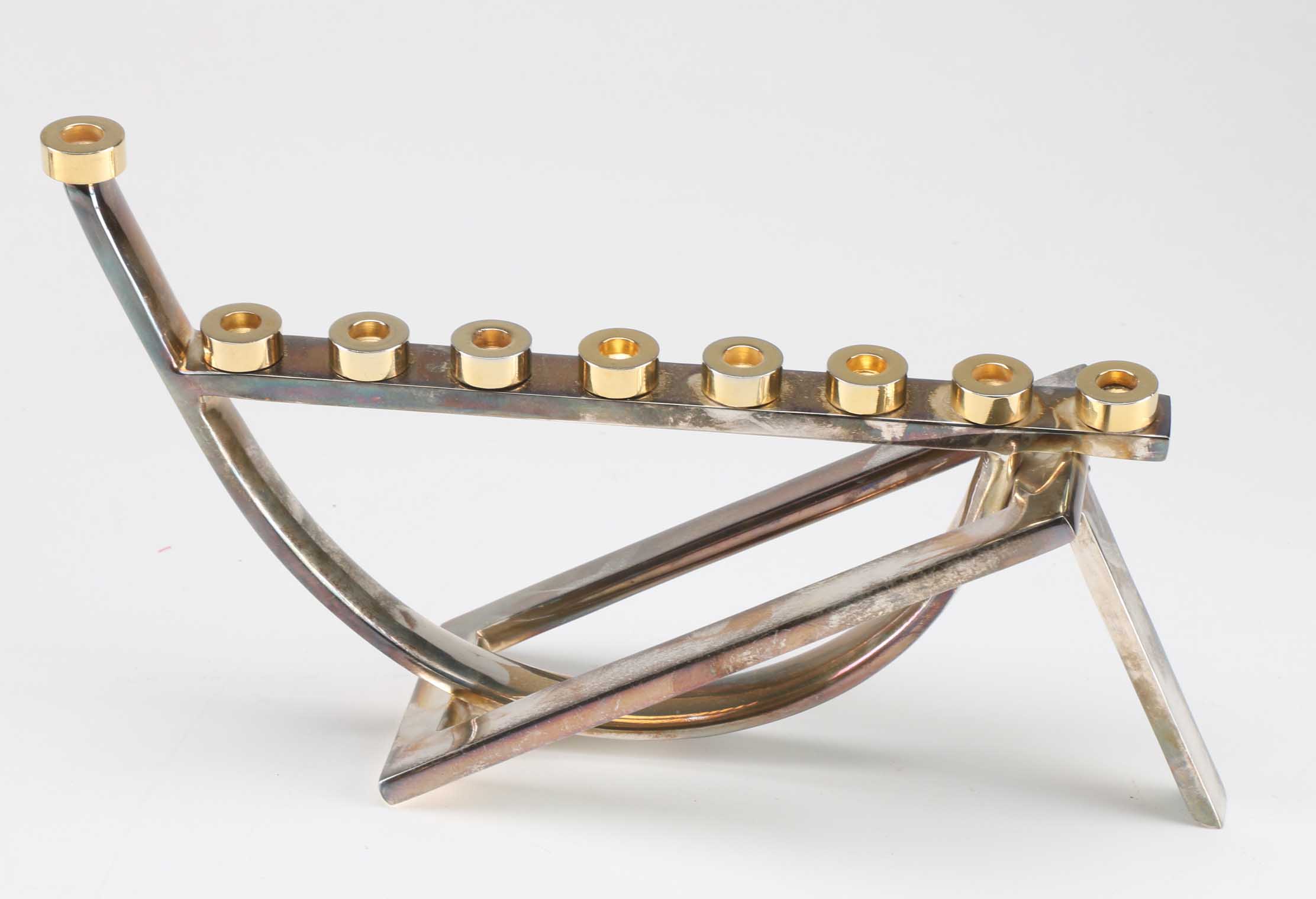 Modern Style Geometric Menorahs