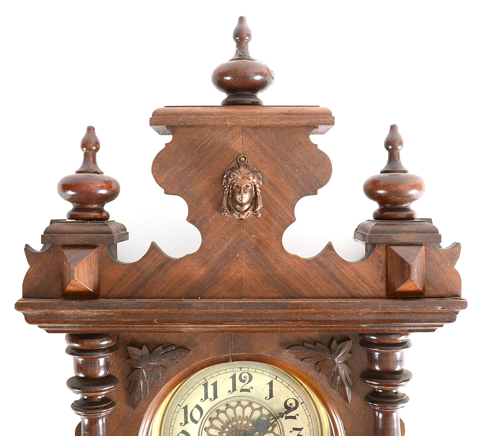 Antique Adler Gong Wall Clock