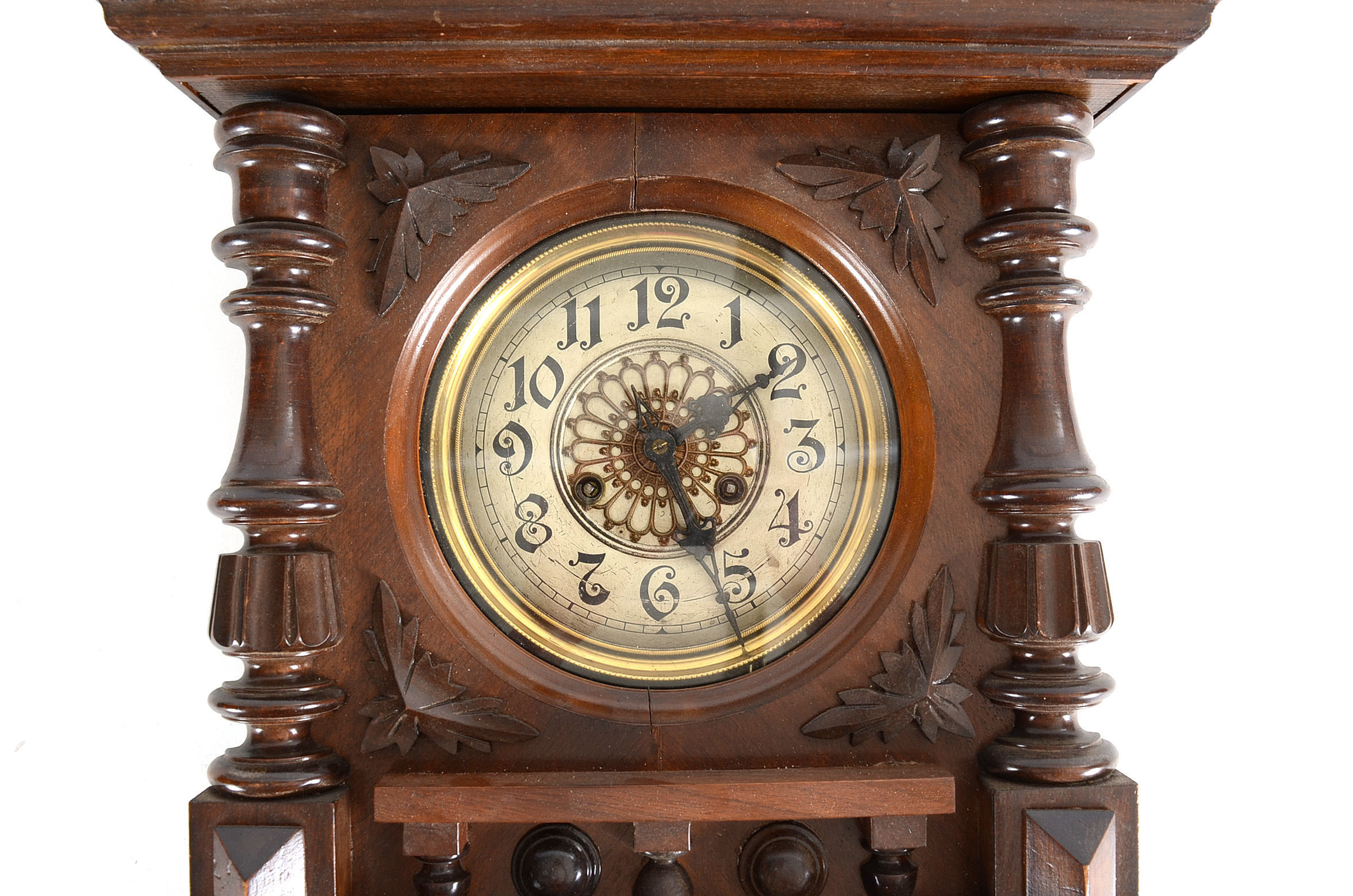 Antique Adler Gong Wall Clock