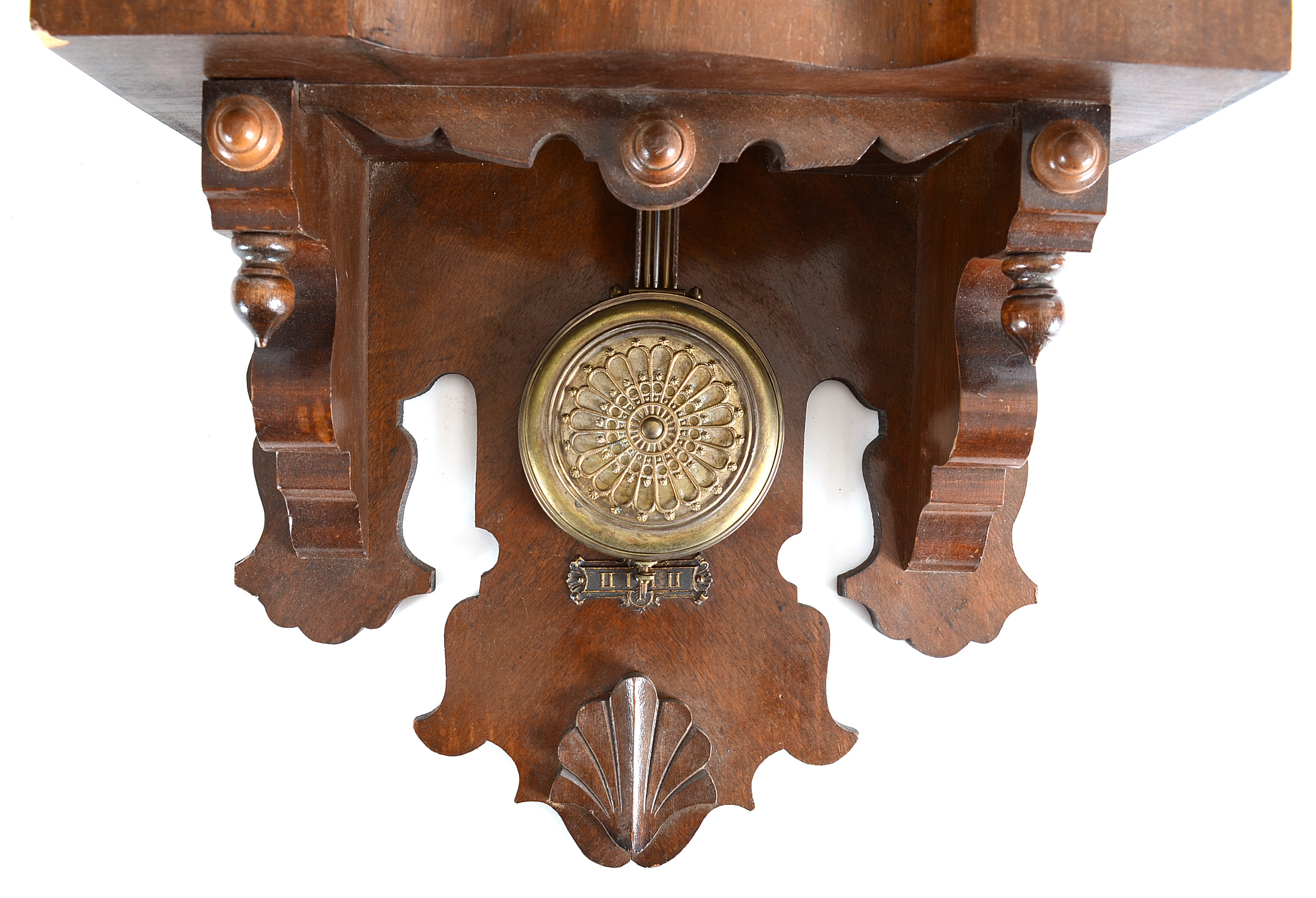 Antique Adler Gong Wall Clock