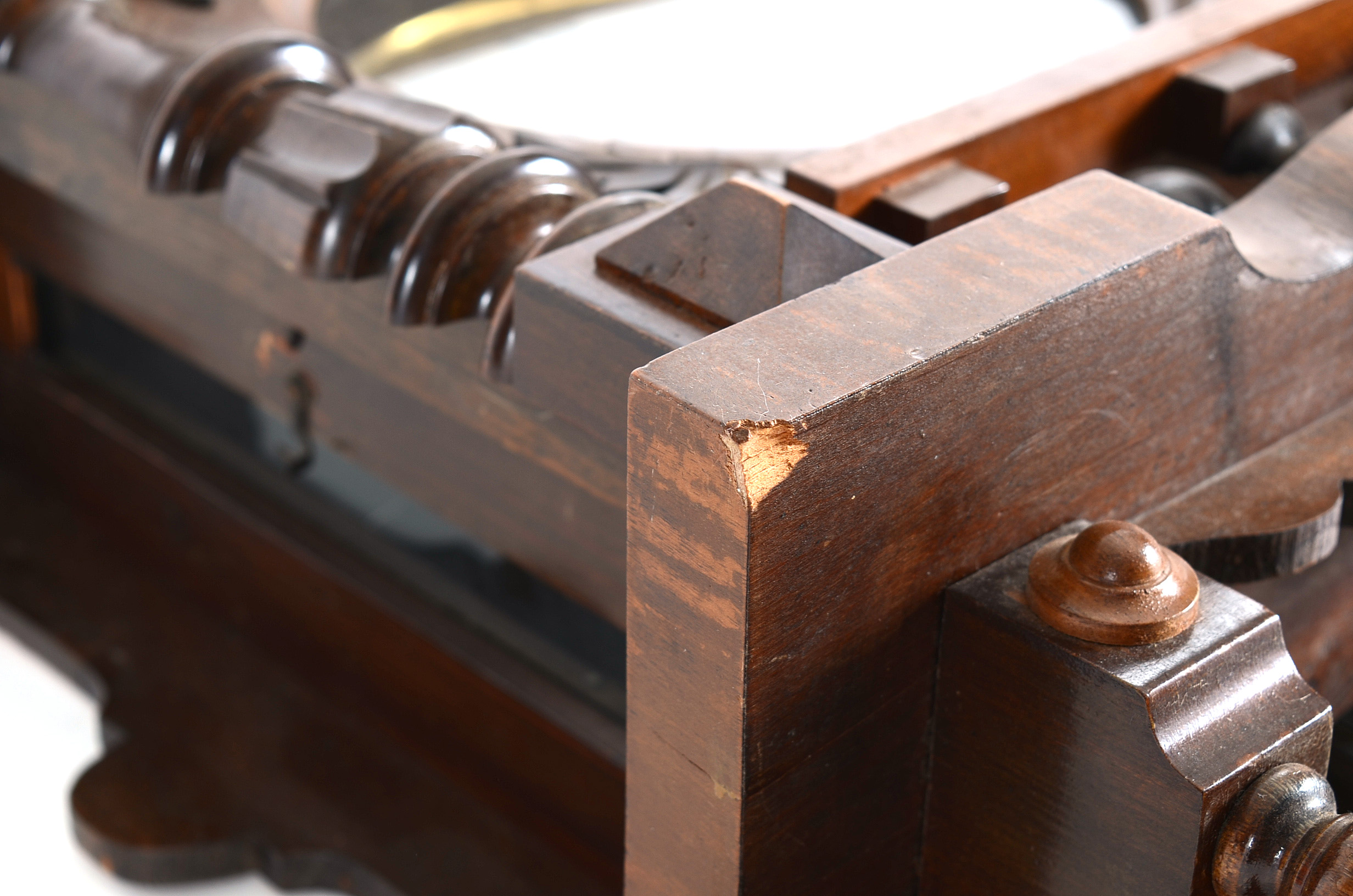 Antique Adler Gong Wall Clock