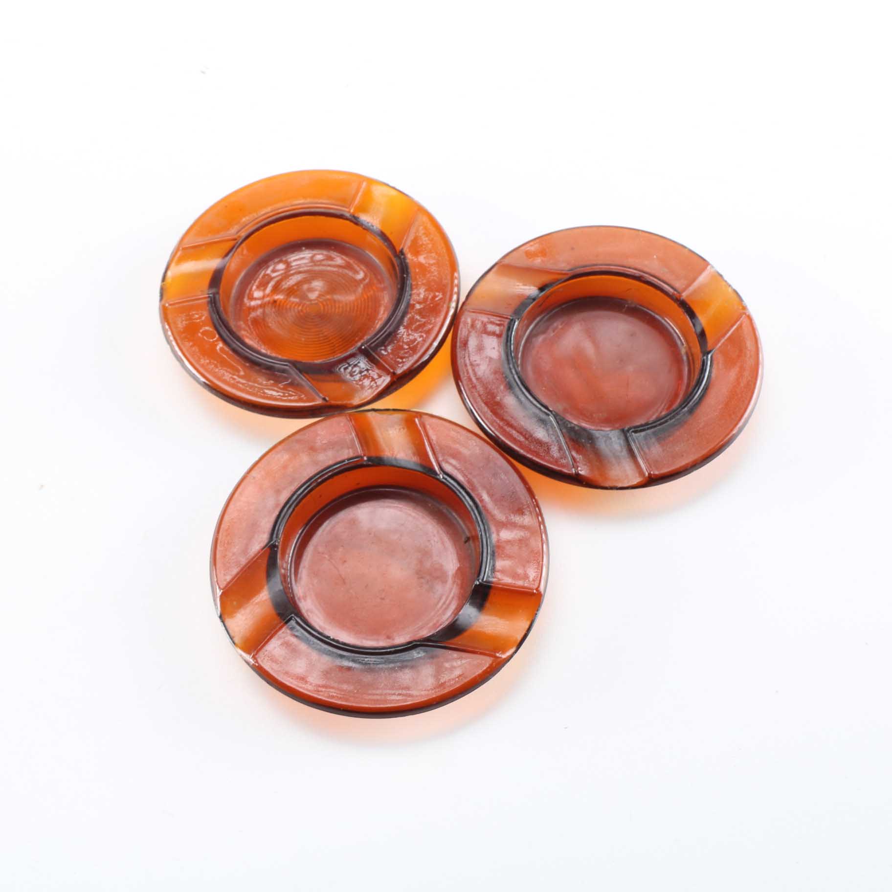 Vintage Pressed Glass Ash Receivers