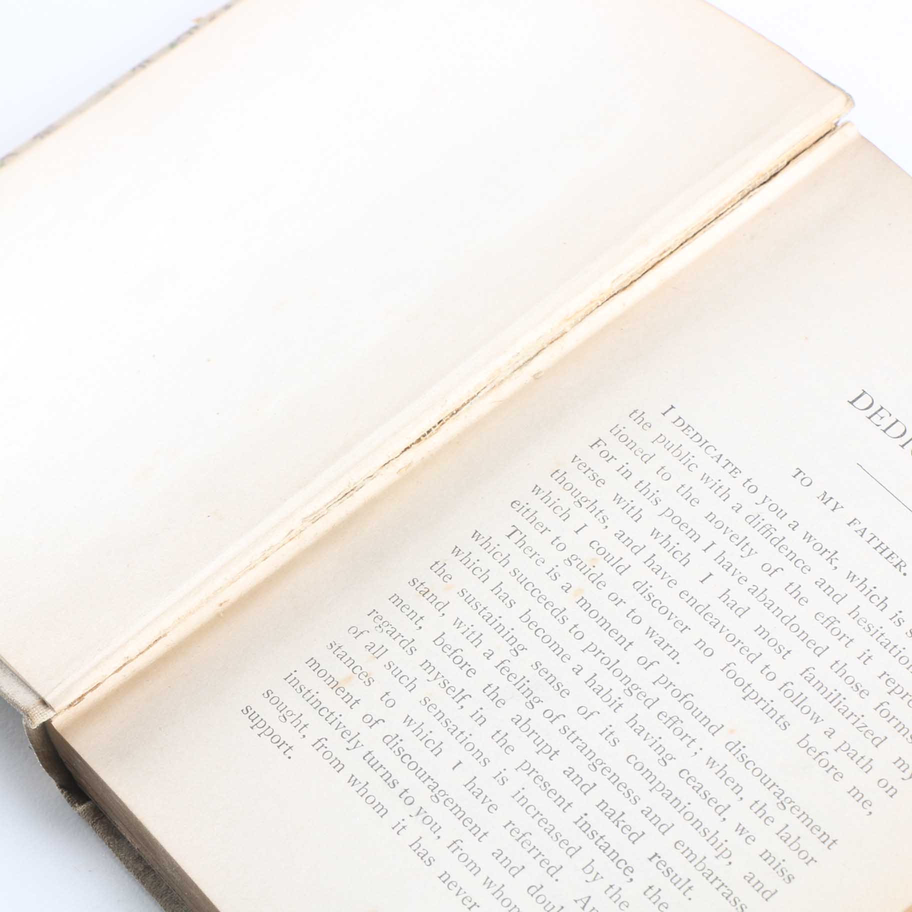 Antique Copy of Owen Meredith's "Lucile"