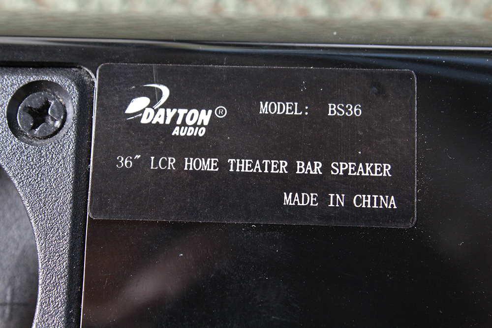 LG 42" Flat Screen Television With Dayton Soundbar