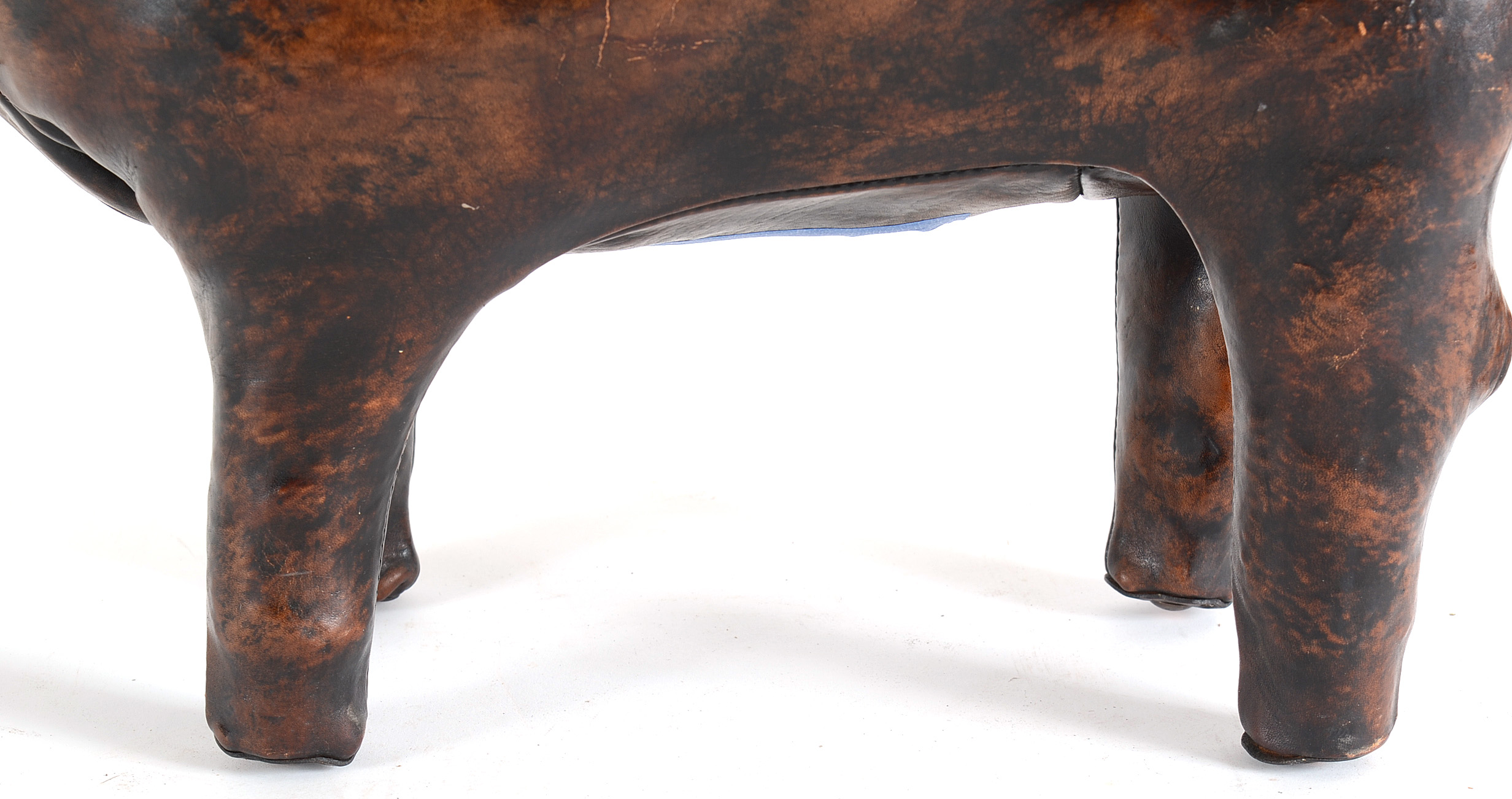 Dimitri Omersa for Abercrombie and Fitch Leather Bull Ottoman