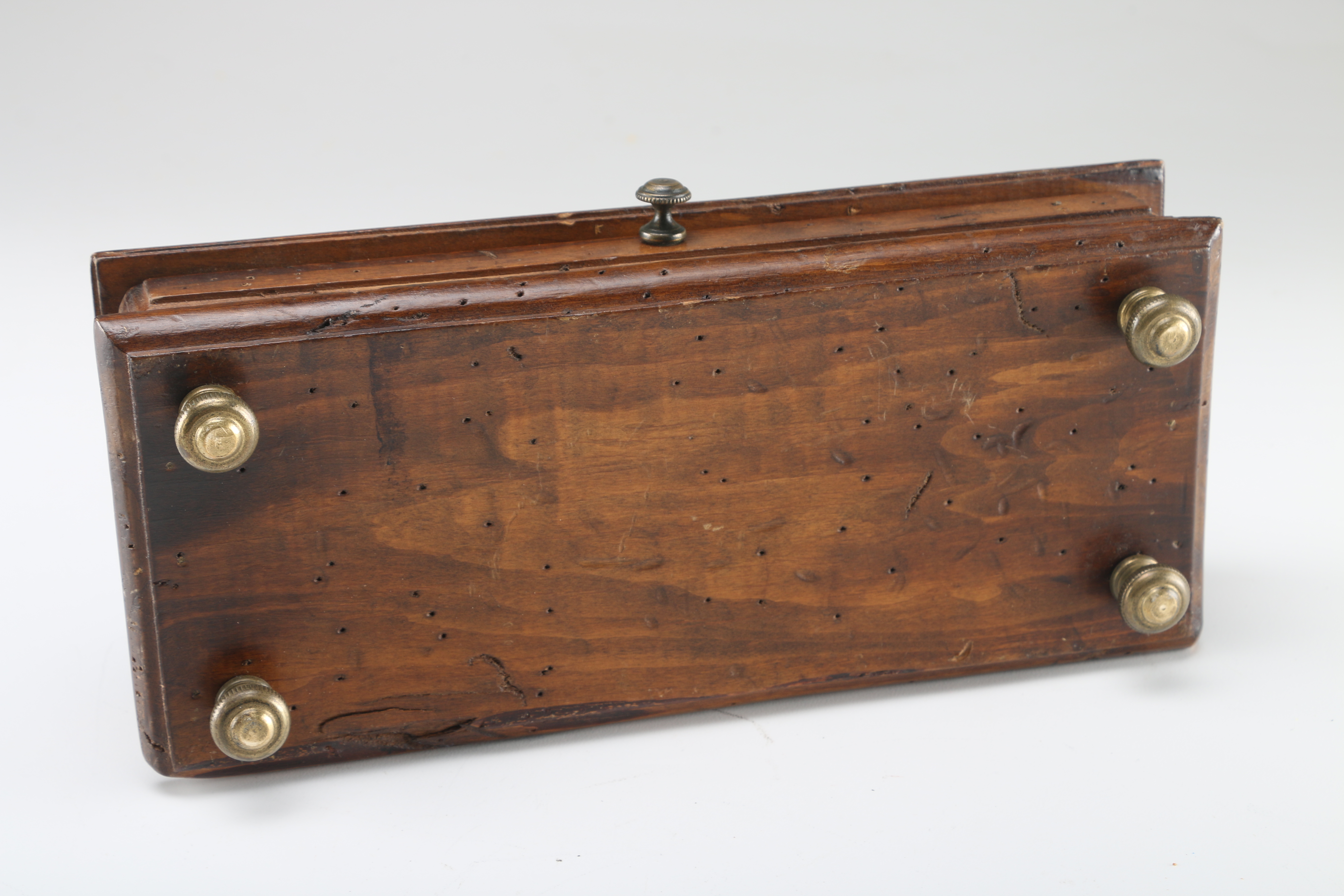 Vintage Brass and Wood Scale