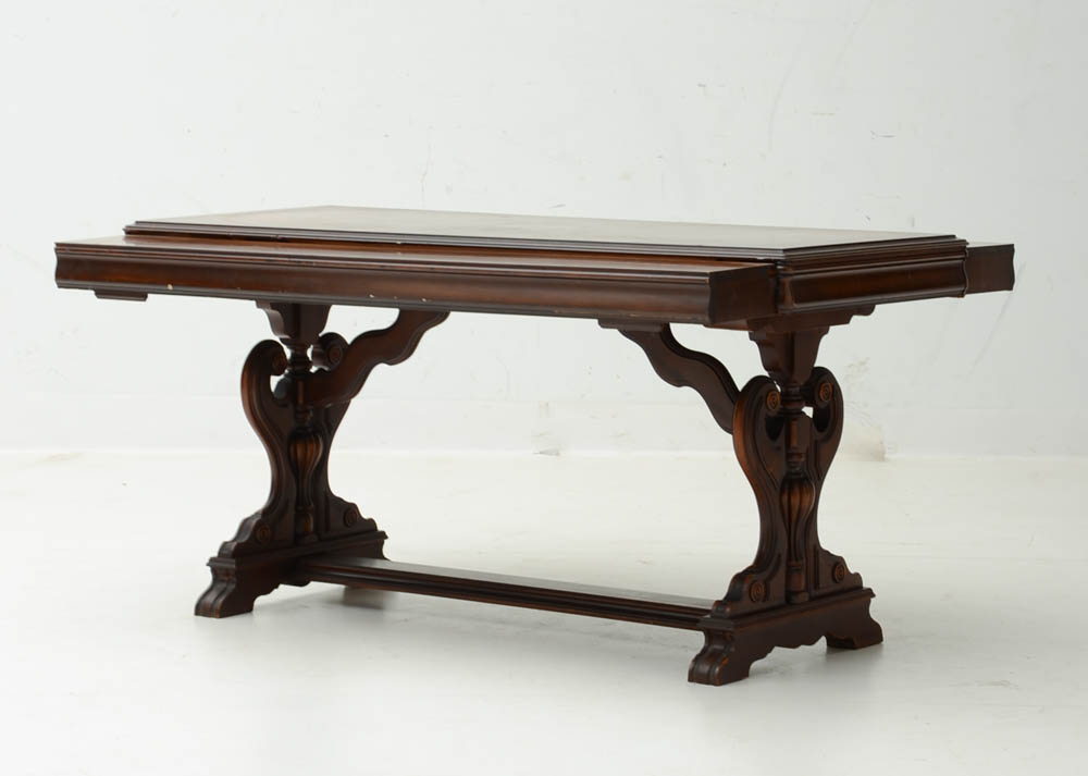Drawl-Leaf Library Table