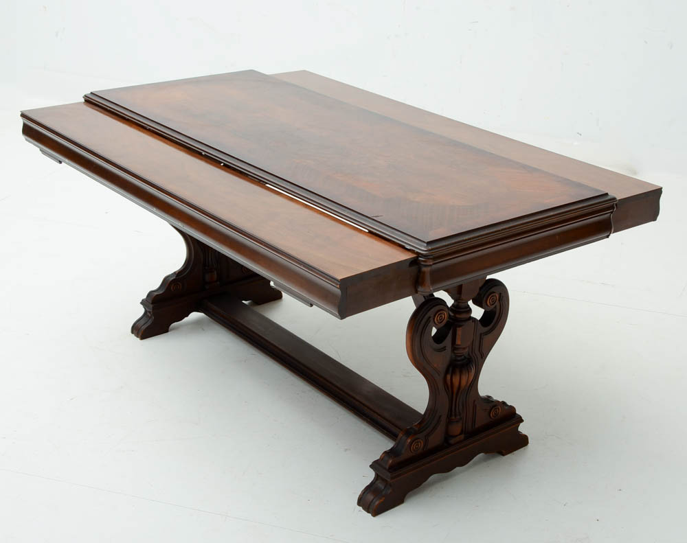 Drawl-Leaf Library Table