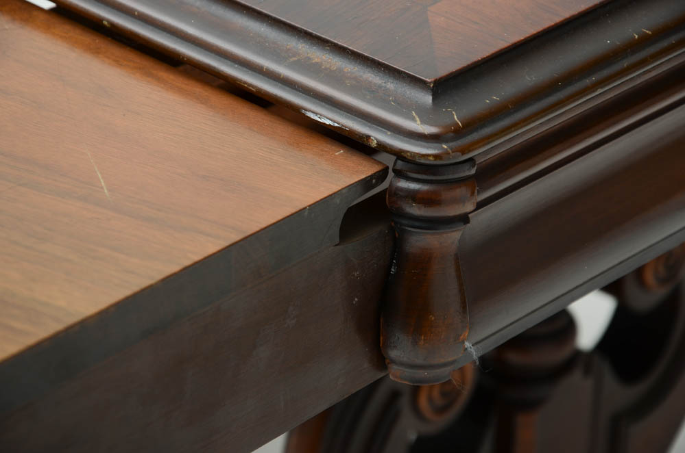 Drawl-Leaf Library Table
