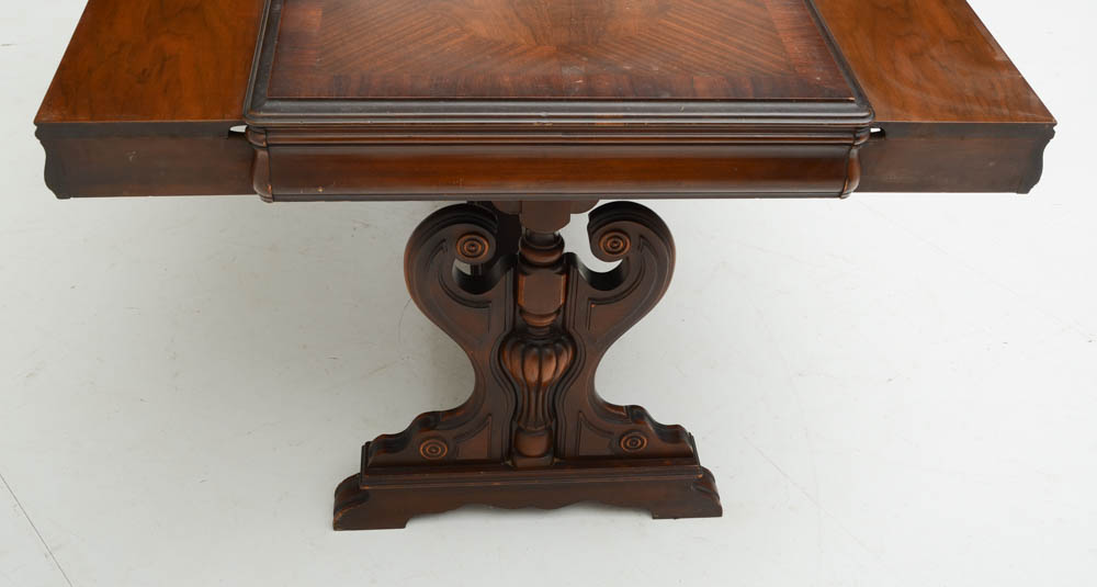Drawl-Leaf Library Table