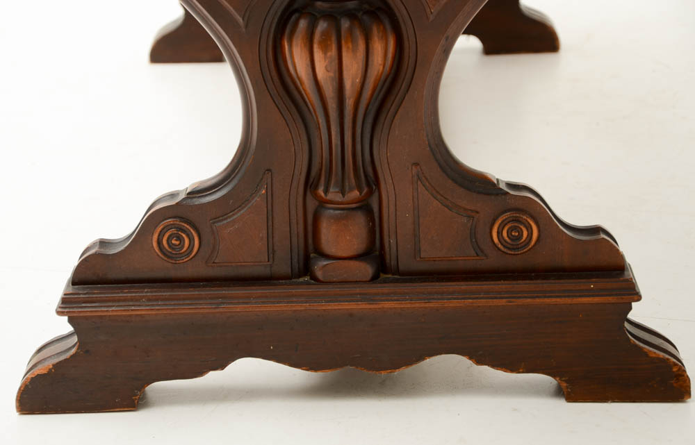 Drawl-Leaf Library Table