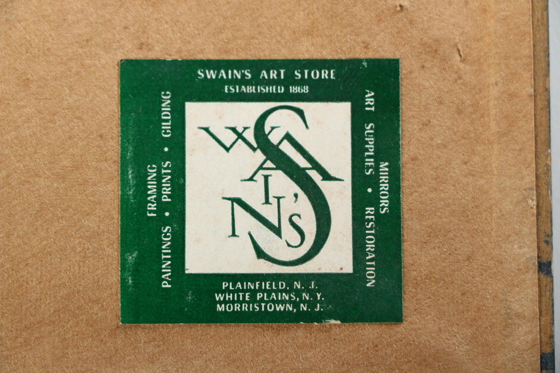 Framed Folk Art Gouache Paintings