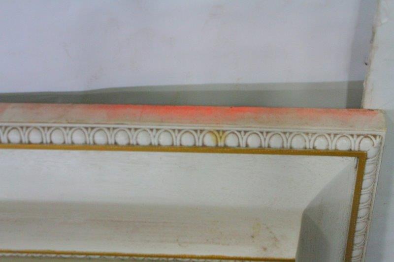 1940s Vanity Wall Cabinet with Light Fixtures and a Mirror