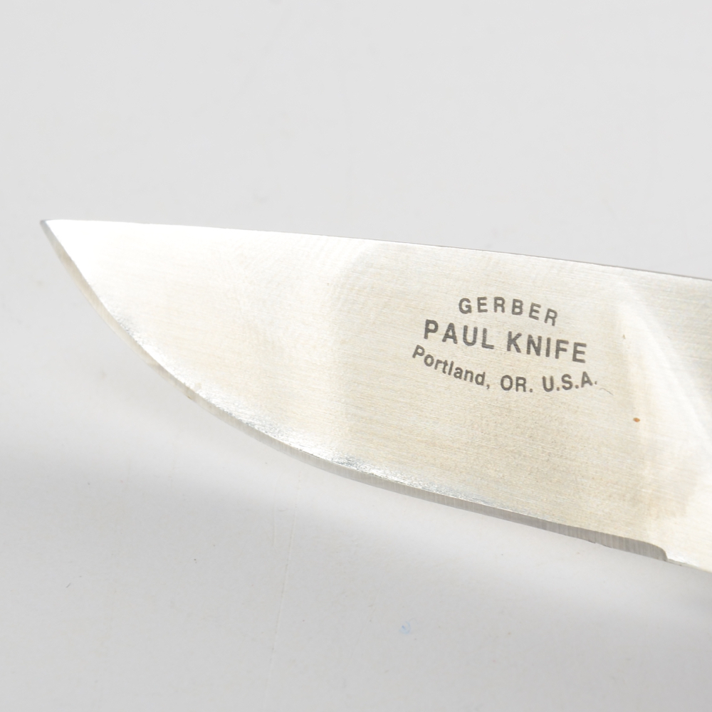 Gerber "Paul" Push Button Pocket Knife