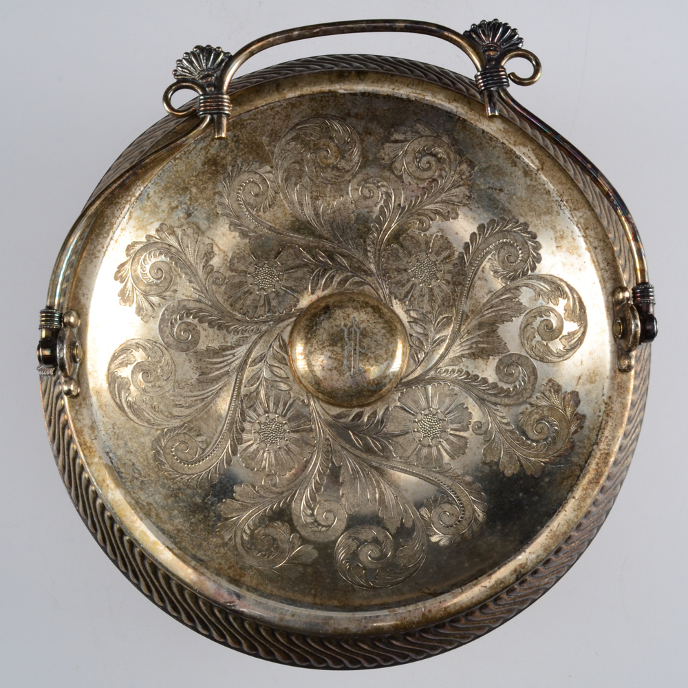 Rogers, Smith & Co. Silver Plate Bride's Basket