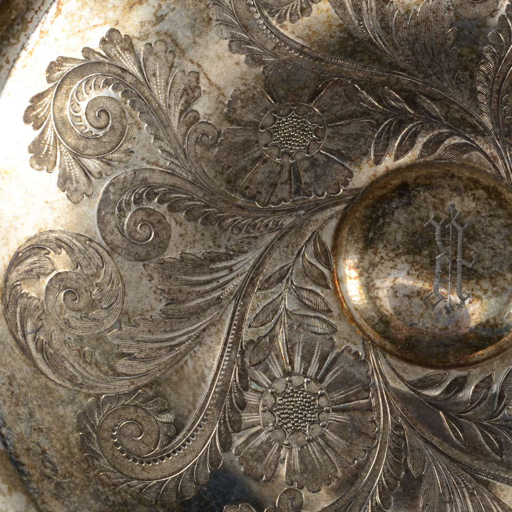 Rogers, Smith & Co. Silver Plate Bride's Basket