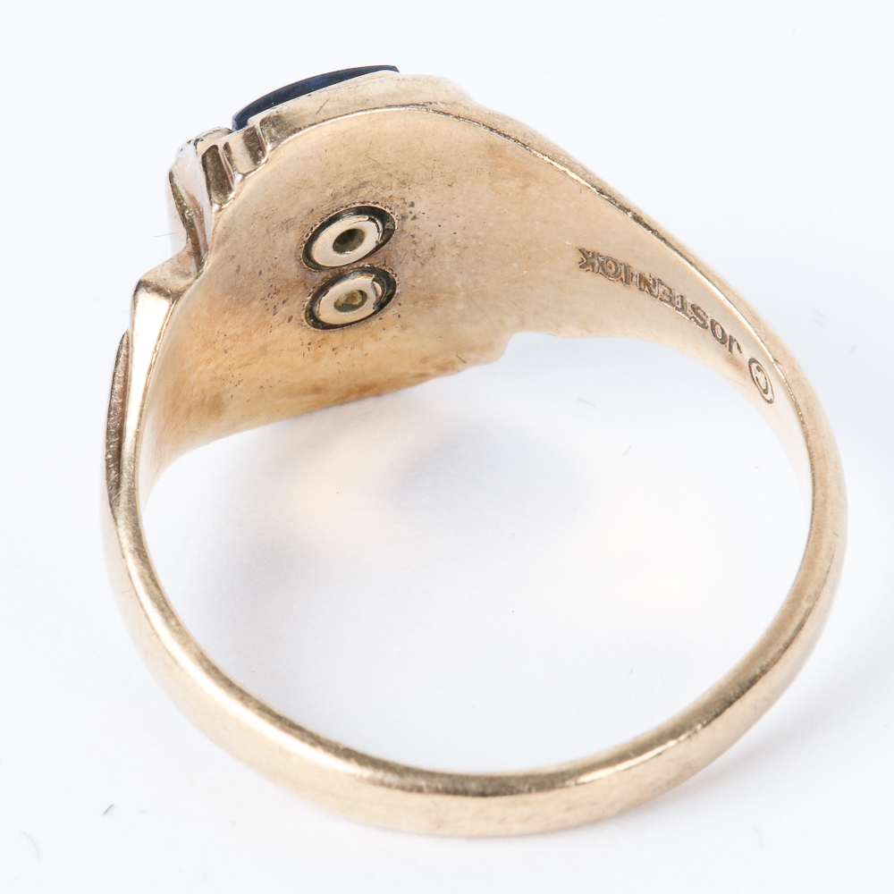 Vintage 10K Yellow Gold Josten Class Ring