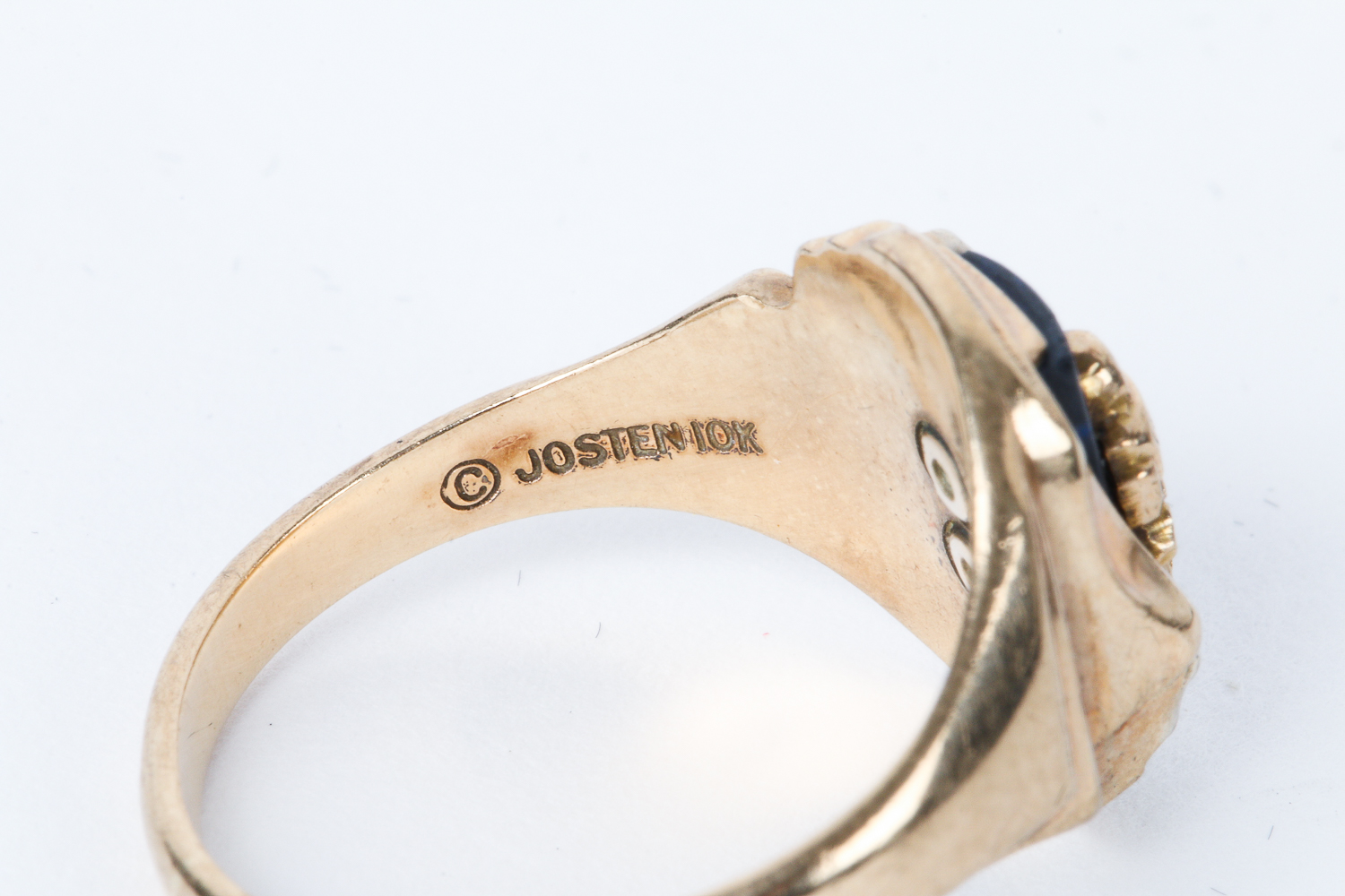Vintage 10K Yellow Gold Josten Class Ring