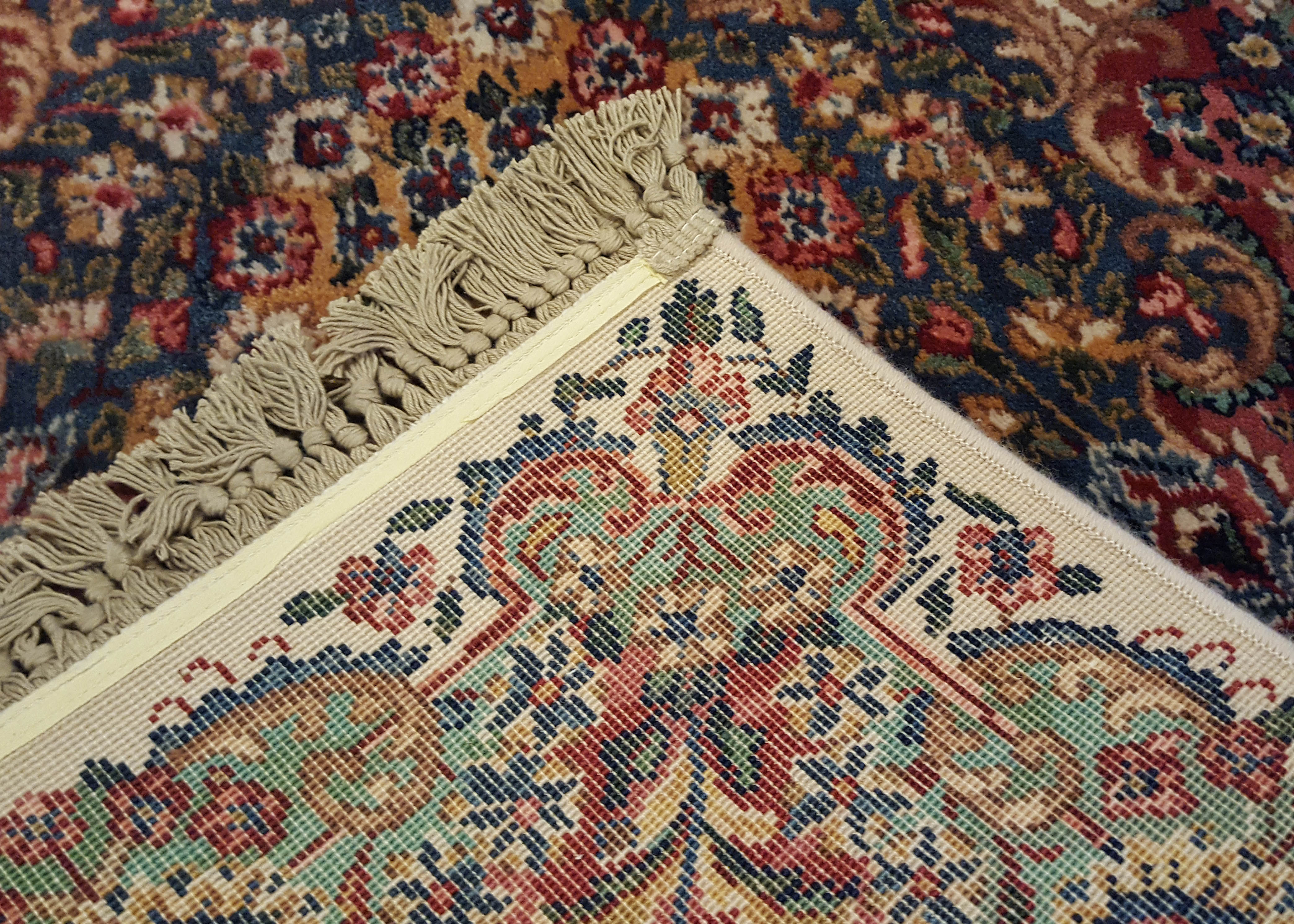 Karastan "Floral Kirman" Wool Area Rug
