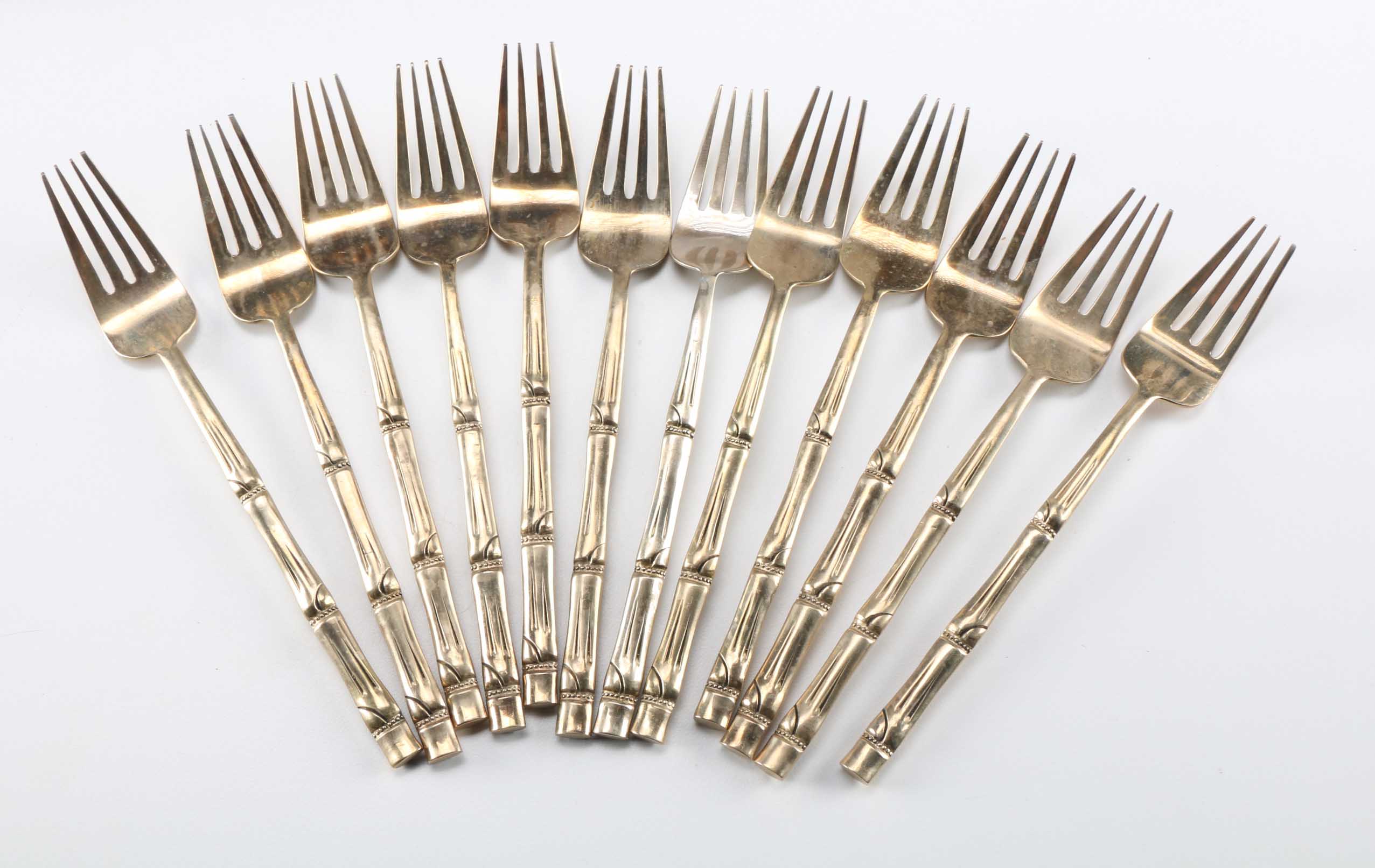 Bronze Bamboo Flatware Set from Thailand