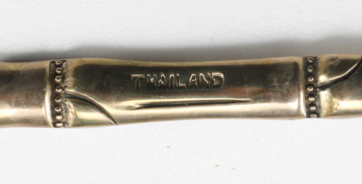 Bronze Bamboo Flatware Set from Thailand